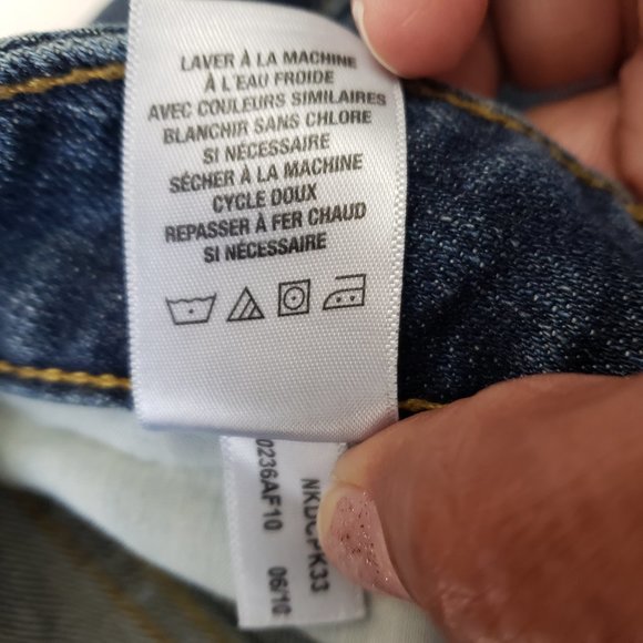 Aeropostale Jeans Chelsea Bootcut Y2K Low Rise Denim Womens Size 3/4 Short - Picture 13 of 16